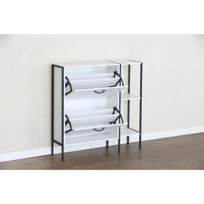 Dulap pantofi, alb, SOVIO [5]