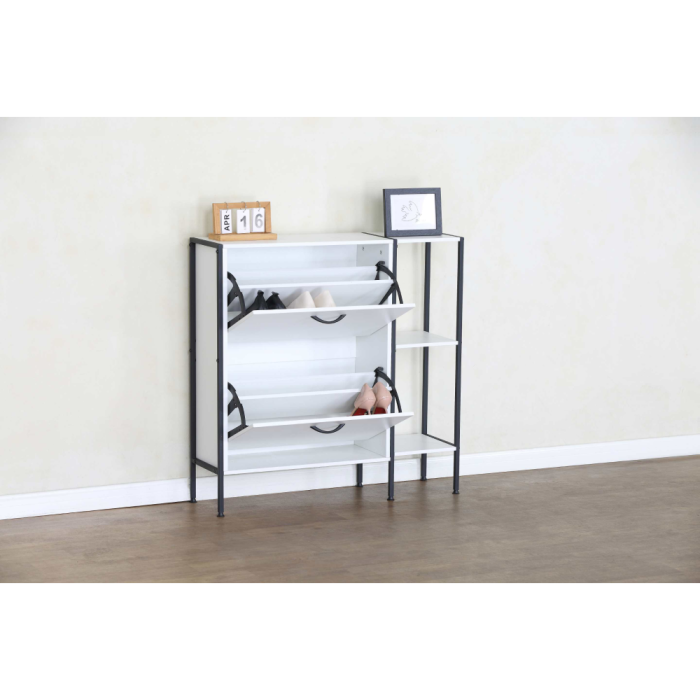 Dulap pantofi, alb, SOVIO [4]