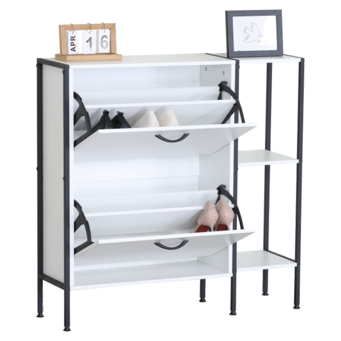 Dulap pantofi, alb, SOVIO [3]