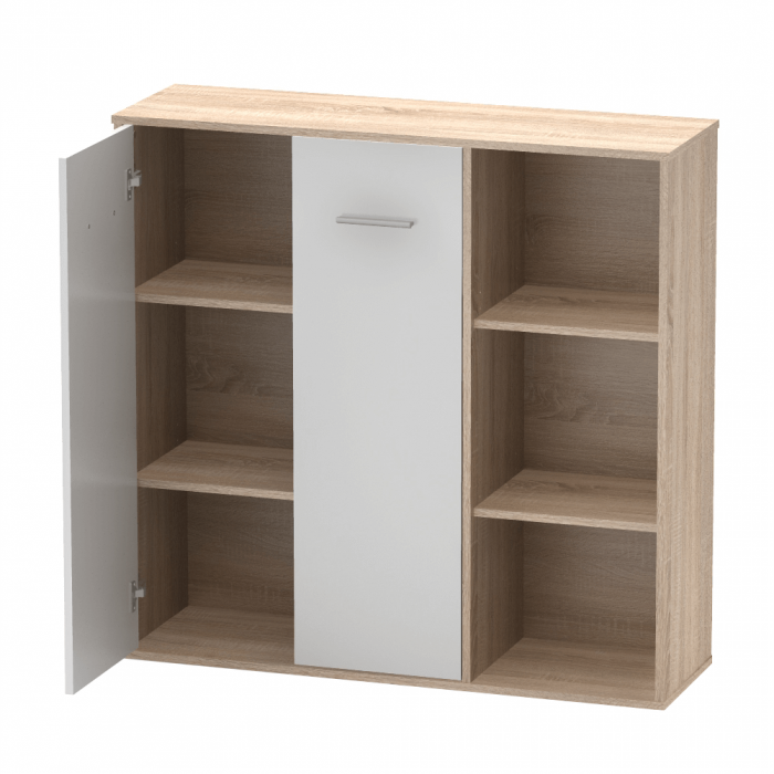 Dulap, stejar sonoma/alb, MAURUS NEW MA32 [4]