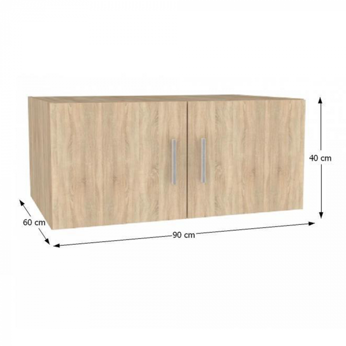 Dulap superior, stejar sonoma, INVITA Tip 9 [2]