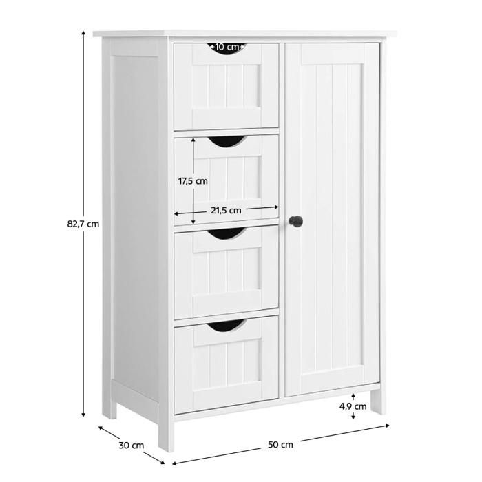 Dulăpior/raft, alb, STORMI [8]