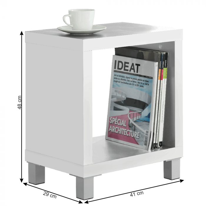 Etajeră, albă, TOFI 1 NEW [4]