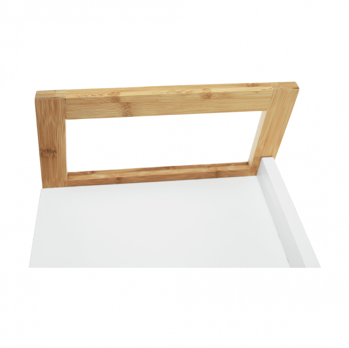 Etajeră cu 3 rafturi, alb/natural, KOEN TYP 1 [7]