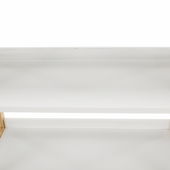 Etajeră cu 4 rafturi, alb/natural, KOEN TYP 2 [16]