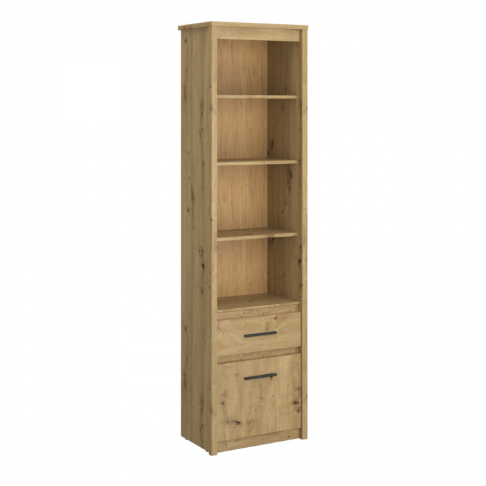 Etajeră deschisă 1D1S, stejar Artisan, AIRON [1]