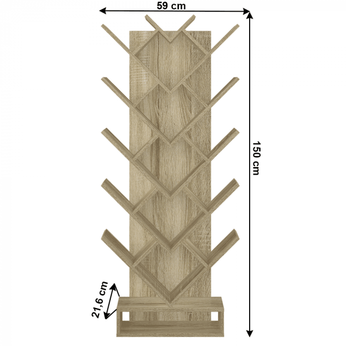 Etajera /raft carti ,diverse culori ,150 cm inaltime, modern,Bortis Impex [2]