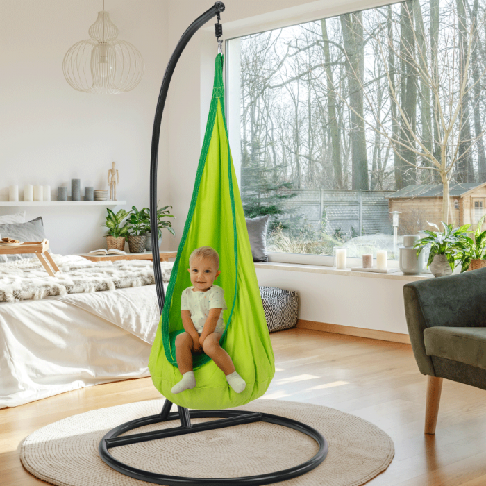 Fotoliu balansoar suspendat, verde, SIESTA TYP 1 [3]