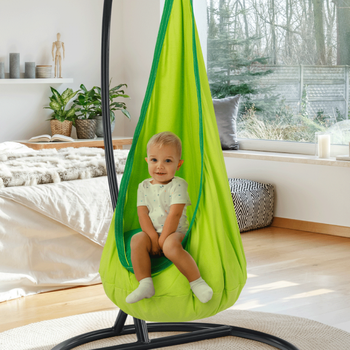 Fotoliu balansoar suspendat, verde, SIESTA TYP 1 [2]