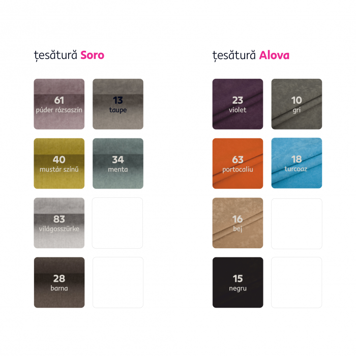 Fotoliu cu taburet, material textil model frunze verzi, ASTRID [2]