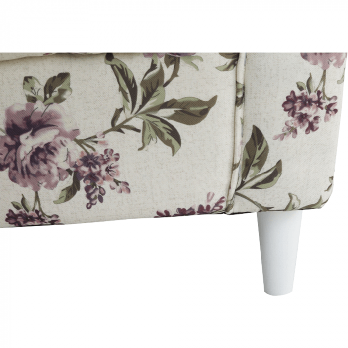 Fotoliu cu taburet, material textil rose 18, ASTRID [3]