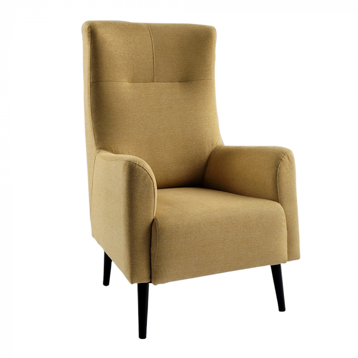 Fotoliu cu urechi, galben/ negru, SAMY [1]