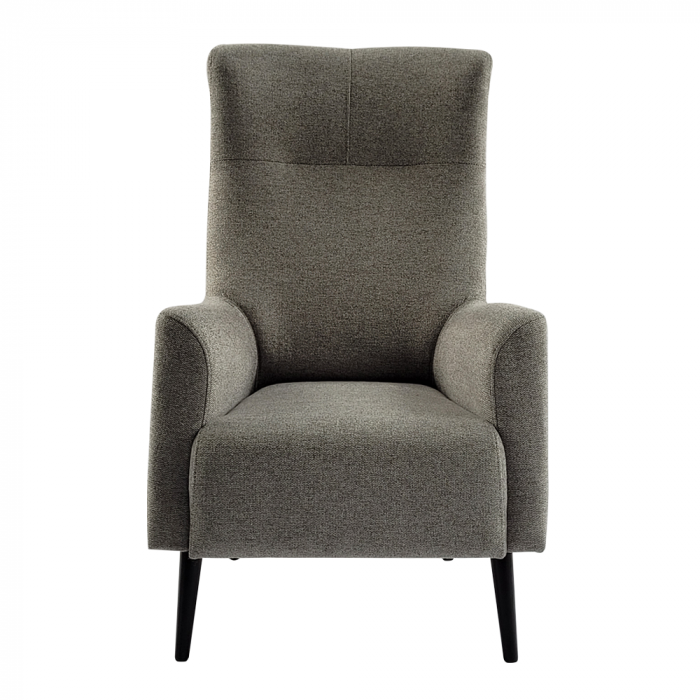 Fotoliu cu urechi, gri/ negru, SAMY [3]