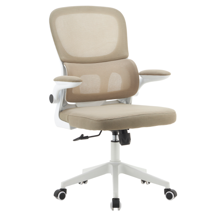 Fotoliu de birou, bej/alb, RAKIN [1]