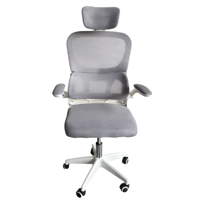 Fotoliu de birou, gri/alb, FERIS [2]