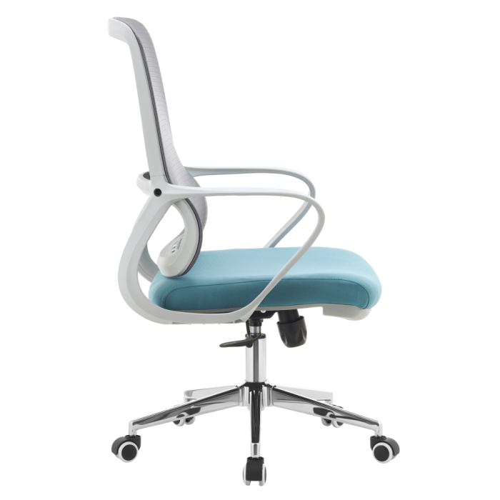 Fotoliu de birou, gri/albastru, FOSTER TYP 2 [2]