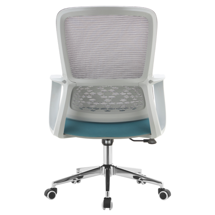 Fotoliu de birou, gri/albastru, FOSTER TYP 2 [5]