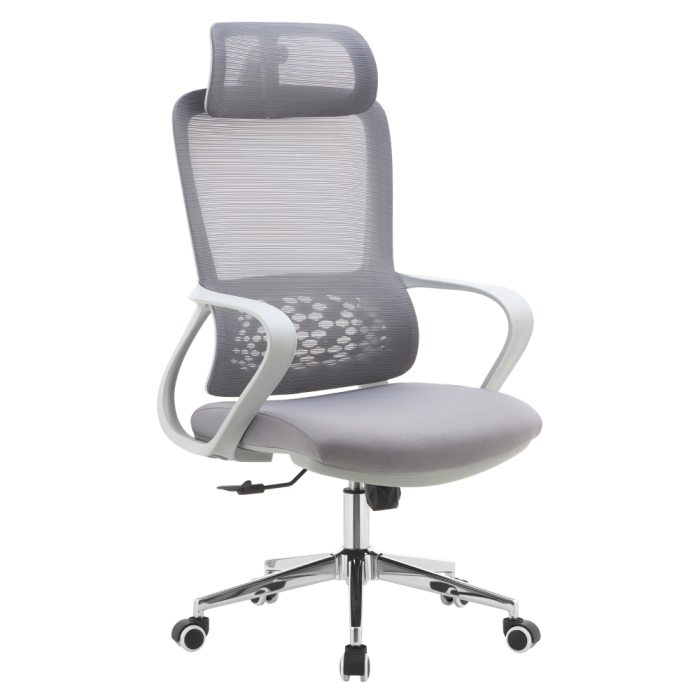 Fotoliu de birou, gri, FOSTER TYP 1 [1]