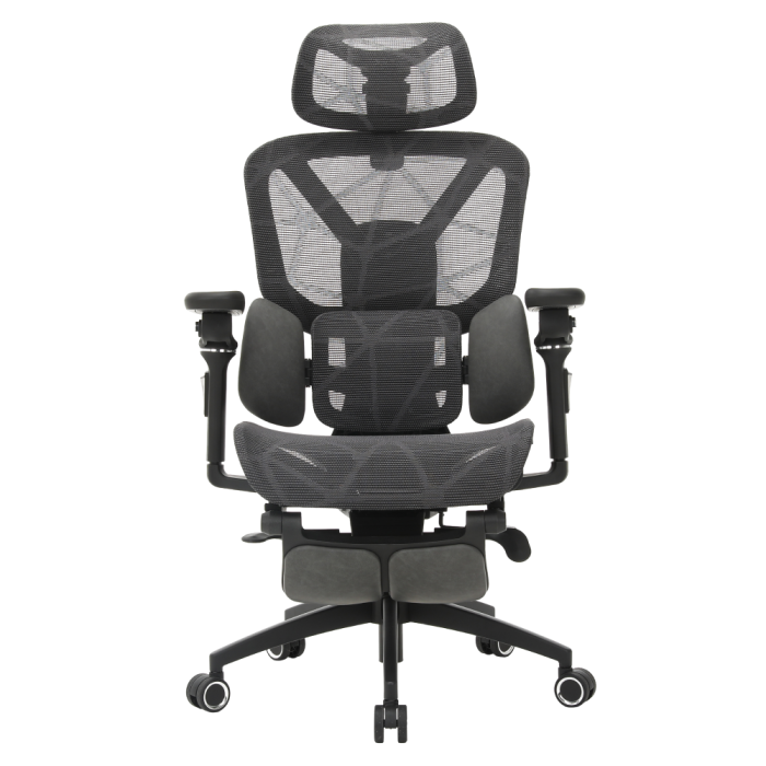 Fotoliu de birou, gri închis/negru, VILMER [14]