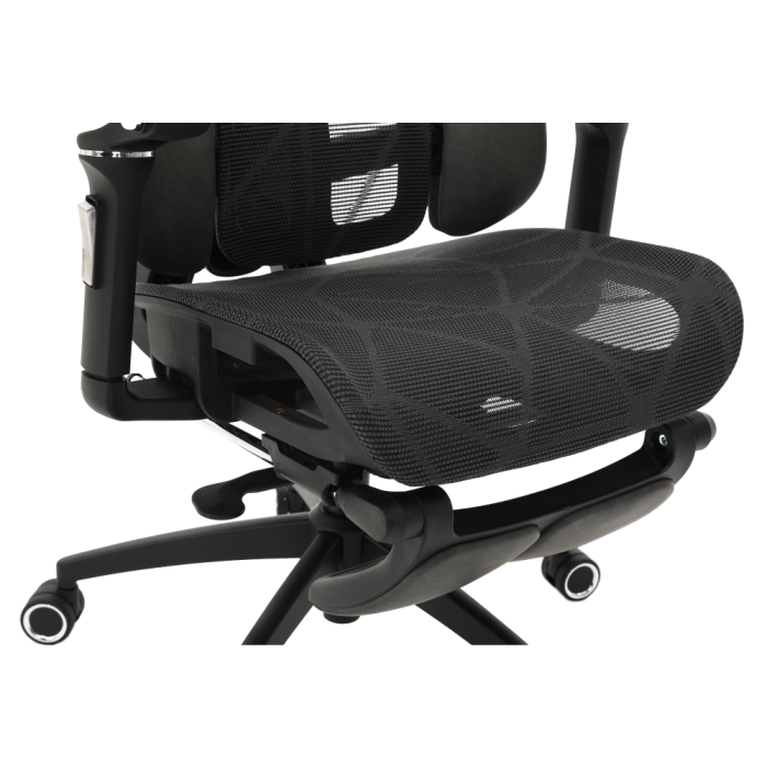 Fotoliu de birou, gri închis/negru, VILMER [3]