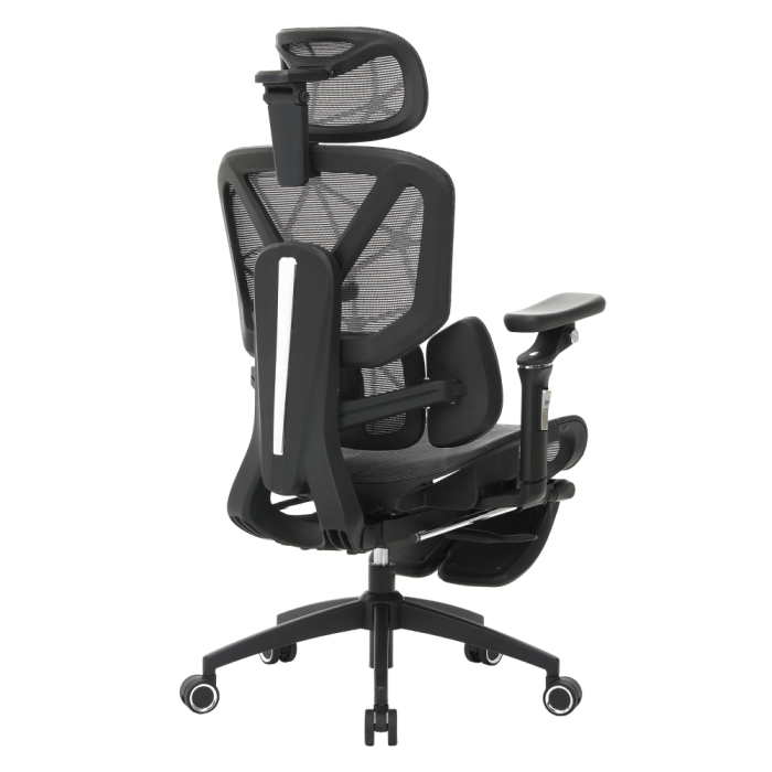 Fotoliu de birou, gri închis/negru, VILMER [19]