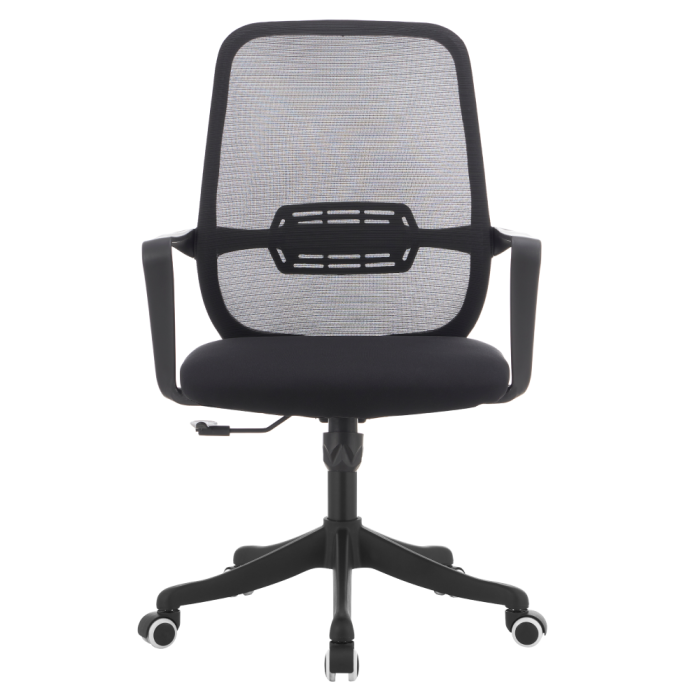 Fotoliu de birou, negru, DERVIN [3]