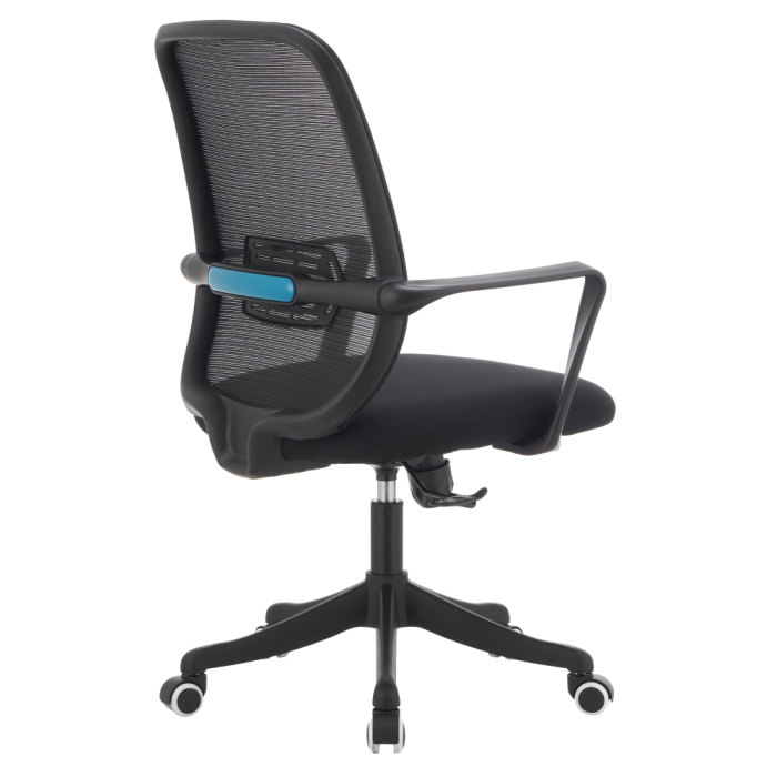 Fotoliu de birou, negru, DERVIN [4]