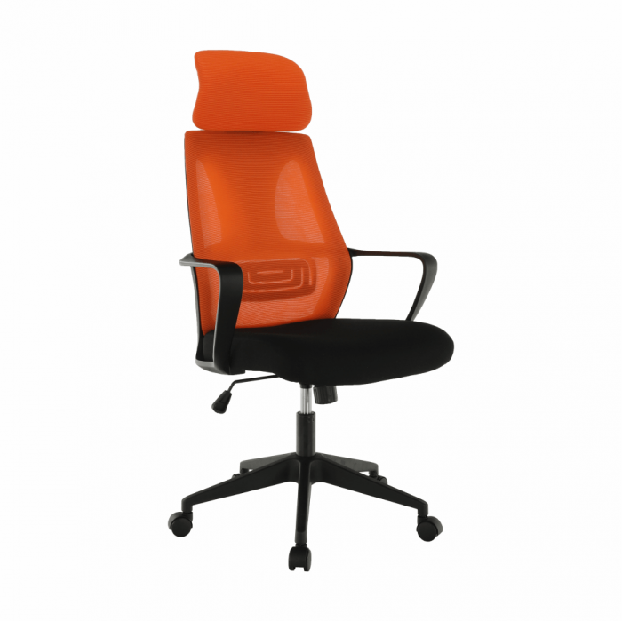 Fotoliu de birou, negru /orange TAXIS NEW [12]