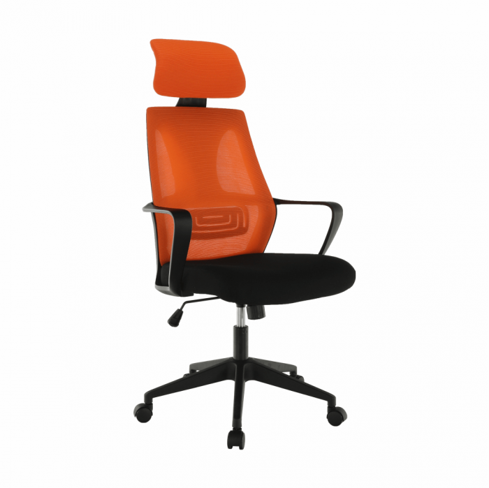 Fotoliu de birou, negru /orange TAXIS NEW [15]