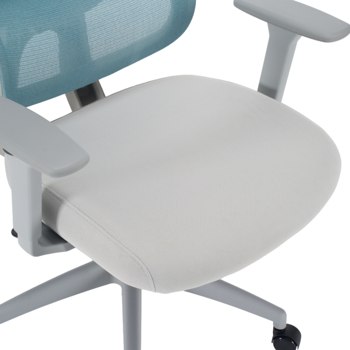 Fotoliu de birou, neomint/gri deschis/gri, ERMEN [9]