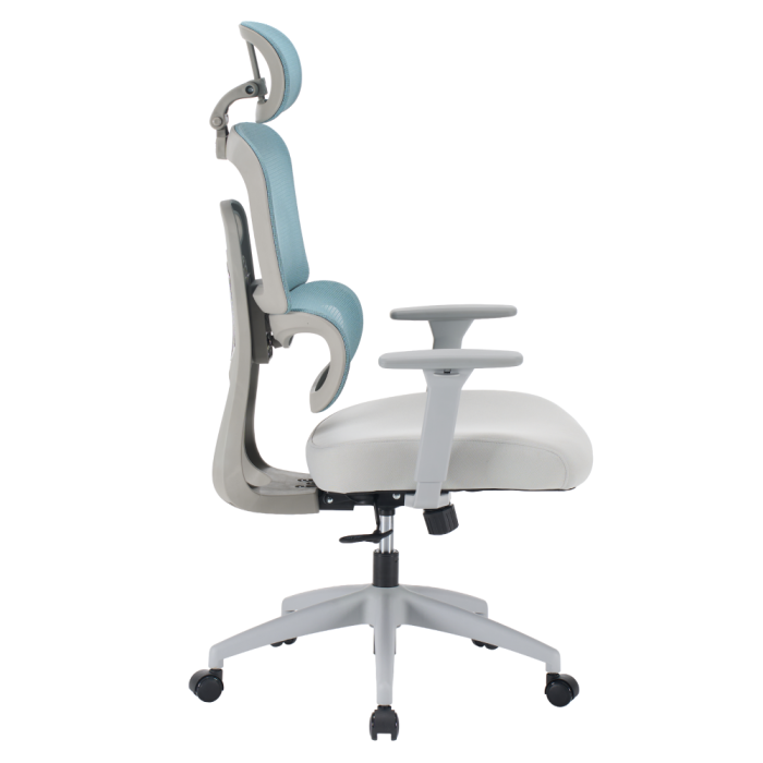 Fotoliu de birou, neomint/gri deschis/gri, ERMEN [15]