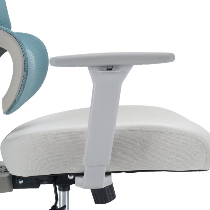 Fotoliu de birou, neomint/gri deschis/gri, ERMEN [10]