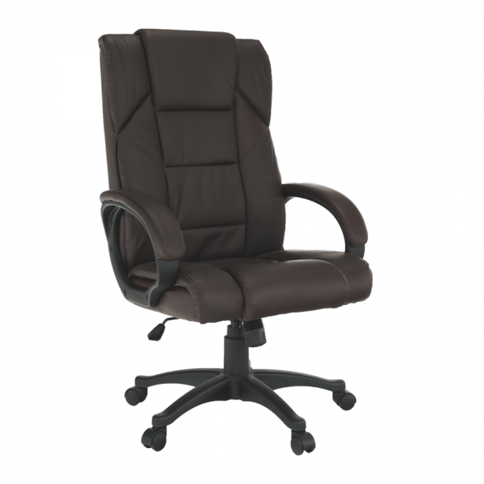 Scaun birou, piele eco maro,,Bortis Impex [4]