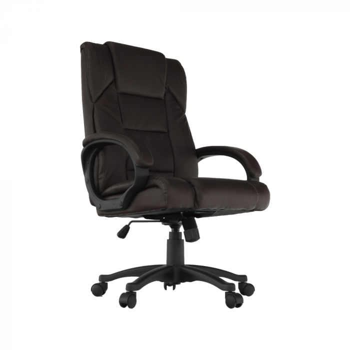 Scaun birou, piele eco maro,,Bortis Impex [5]