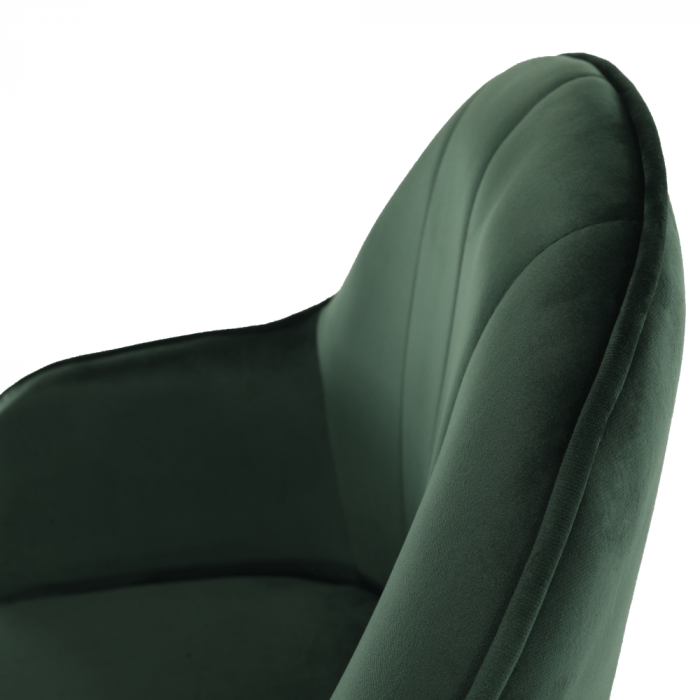 Fotoliu de birou, verde material Velvet /auriu, EROL [14]