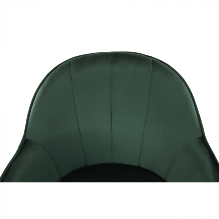 Fotoliu de birou, verde material Velvet /auriu, EROL [10]
