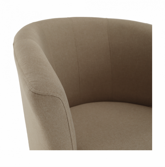 Fotoliu de club, material textil bej, CUBA [10]