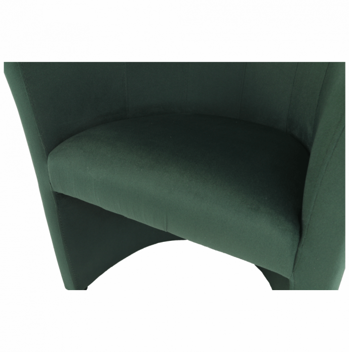 Fotoliu de club, material textil smarald, CUBA [14]