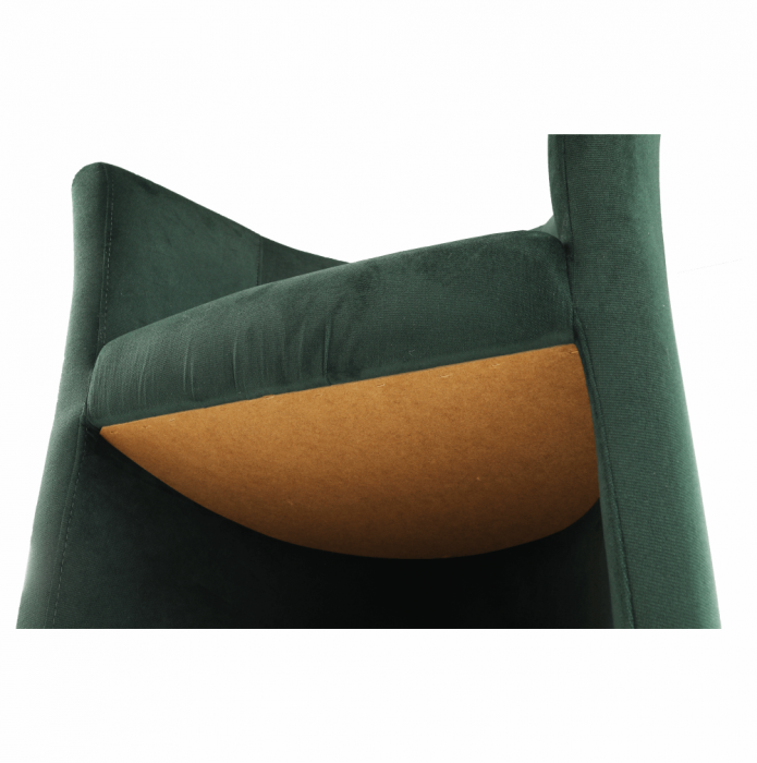Fotoliu de club, material textil smarald, CUBA [13]