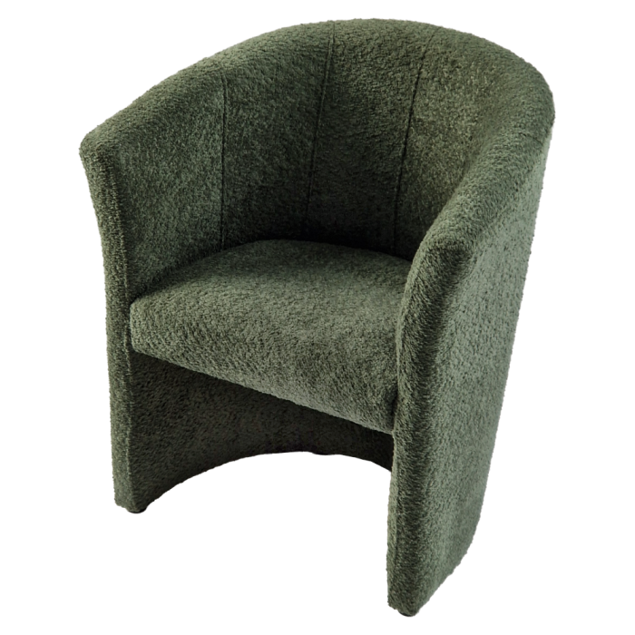 Fotoliu de club, material textil verde Coral, CUBA [7]