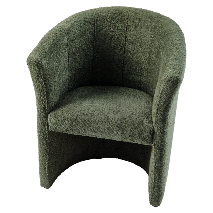 Fotoliu de club, material textil verde Coral, CUBA [8]