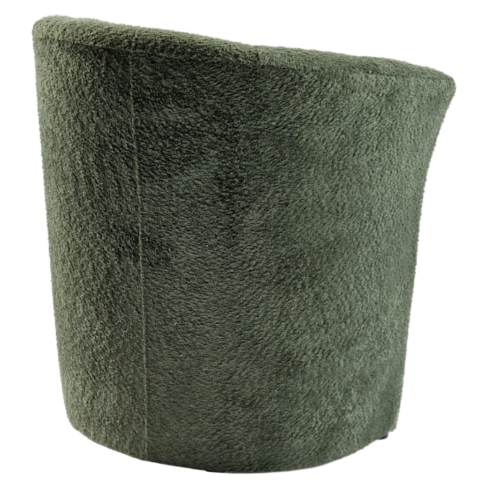 Fotoliu de club, material textil verde Coral, CUBA [11]