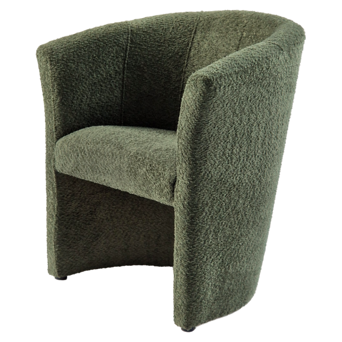 Fotoliu de club, material textil verde Coral, CUBA [9]