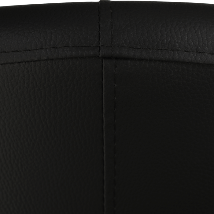 Fotoliu de club, piele ecologică Damasko neagră, CUBA [12]