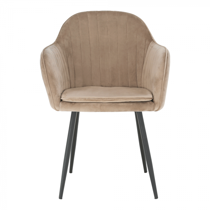 Fotoliu de design, catifea Velvet gri maroniu Taupe, ZIRKON [9]