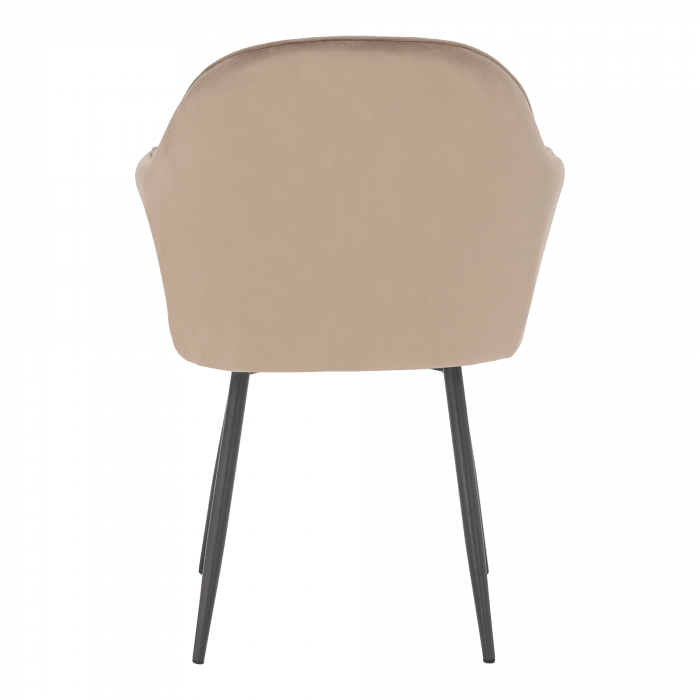 Fotoliu de design, catifea Velvet gri maroniu Taupe, ZIRKON [11]