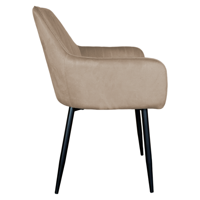 Fotoliu de design, catifea Velvet gri maroniu Taupe, ZIRKON NEW [3]
