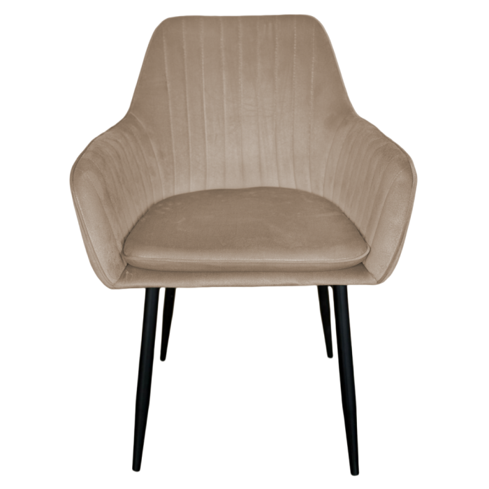 Fotoliu de design, catifea Velvet gri maroniu Taupe, ZIRKON NEW [2]