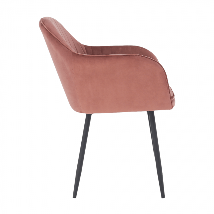 Fotoliu de design, catifea Velvet roz maroniu, ZIRKON [7]