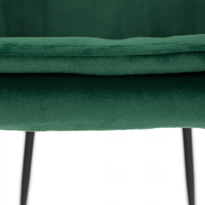 Fotoliu de design, catifea Velvet smarald, ZIRKON [17]